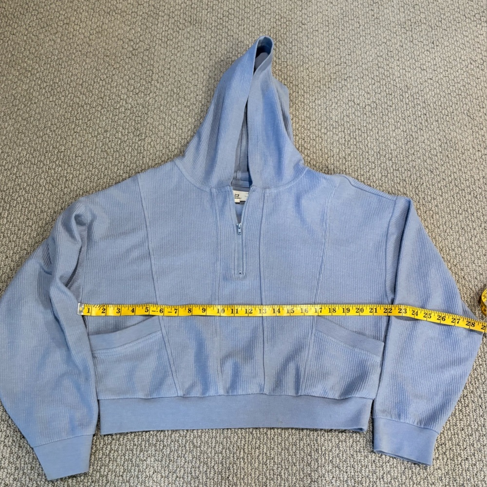 Thread & Supply Light Blue Women’s Hoodie Large - Picture 5 of 6